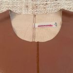 Commando  Faux Leather Longsleeve Crew Bodysuit Brown Tan Small Photo 3