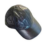 Disney  Parks Womens Baseball Hat Silver Sparkly Embroidered Mickey Adjustable Photo 2