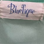 Bluetique  mint green long crotched lace flare sleeves shift dress size small Photo 5