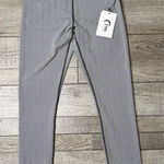 Zyia New  Black and White Chevron Leggings 24” long Photo 0