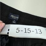 Madewell Pants Womens Small Black Tie Waist Ankle Trouser Dolphin Hem Photo 3