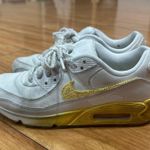 Nike   Air Max 90 SE Women's Shoes white and yellow Photo 0