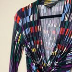 BCBGMAXAZRIA Adele Wrap Multicolor Dress Photo 3