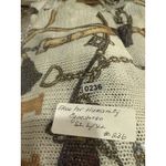 Free For Humanity Italian Equestrian Light Open Knit Sweater/Old Money, Horses L Brown Size L Photo 5