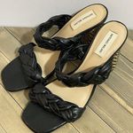 Antonio Melani Sandals Women’s Size 12 M Bannon Black Braided Woven Block Heel Photo 8