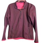 Nike womens golf jacket pullover partial zip large L therma fit long sleeve Photo 0