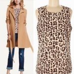 CAbi 3070 Ginger Sleeveless Animal Print Top Sleeveless Mob Wife S Photo 1