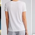 Caslon White  Core Slub
Crewneck sheer pocket  T-shirt Photo 2