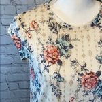 Xhilaration  T-Shirt Floral Print w Lace Trim-Small Photo 1