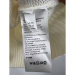 Anthropologie  Polyamide Pullover Sweater Knit White Butterfly Sleeve‎ XS New Photo 3