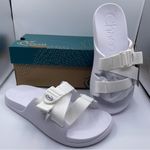 Chacos Chaco chillos white comfortable adjustable strap sandals women Size 8W Photo 1