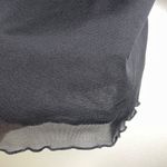 Cactus Shirt Womens Medium Purple Top Leopard V Neck Butterfly Sheer Ruffle Blue Photo 9