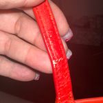 Tory Burch  Red and Black Patterned Tote Photo 2