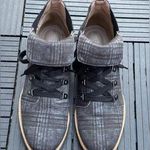 Adam Tucker  Ajay12 Women’s Plaid Wedge Booties Size 10 Photo 0