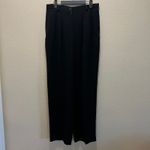 Anne Klein II Straight Leg Trouser Pants Black Mid Rise Career Casual Sz 14 Photo 1