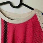 Reebok Rebook Roland Berry Tennis Shirt Pink Yellow Blue XL Extra Large Geometrical Photo 5