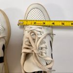 VEJA V-10 Women Sz 37 US 6 White Red Leather Navy V Logo Training Athletic Shoes Photo 8