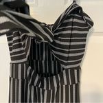 Boohoo jumpsuit cutouts black white stripe 10 Photo 5