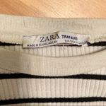 ZARA  Trafaluc Short Sleeve Striped Shirt Size Med Photo 1