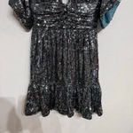 Jovani  Green Sequin Mini Cut Out Dress Sz 10 NWT Photo 3