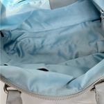 Coach Signature Gray Jacquard Satchel Bag with Leather Trim & Top Zip Photo 12