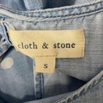 Cloth & Stone  Chambray Polka Dot Top Photo 5