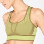 Fabletics  Bianca Thyme Yellow Green Seamless Sports Bra Photo 1