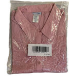 Vicki Wayne Women's 1X Coral Blush Button‎ Down Shirt with Lace Trim Photo 0