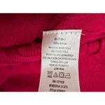 Chadwick's  red pleated long dress medium rayon holiday Christmas long sleeve Photo 5