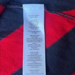 Joie  Ecedra Faux Wrap Stripe Knit Sweater Dress Midnight Blue Cherry Red Small Photo 7