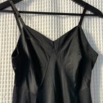 Vintage Van Raalte sleek minimalist black slip dress lingerie coqutte vixen 34 Photo 1