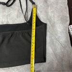 White Fox Boutique White Fox whenever you want Black Halter Crop Top SZ M Photo 7