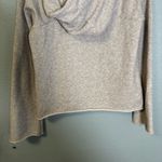 Athleta Womens French Terry Pique Athletic Hoodie Light Grey Sz XS Workout Gym Photo 8