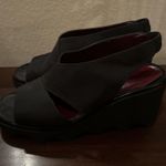 Enzo Angiolini Vtg Y2K Women’s Baleen Slip-On Sandals Sz:e 7.5 Chunky Wedge Photo 1
