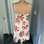 Here Comes the Sun  Floral Velvet Cowl Neck Mini Dress Photo 5