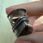 925 Sterling Silver Tiger’s Eye Statement Ring – Size 5 Photo 4