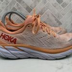 Hoka  One One Clifton 8 Running Sneakers Shoes Cantaloupe CSPY Womens 7.5 7.5B Photo 0