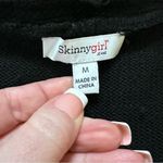 Skinnygirl Sundazed Open Front Oversized Cardigan w/ Pockets Black Sz Medium Photo 5