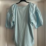 Biltmore Baby Blue Blouse Photo 4