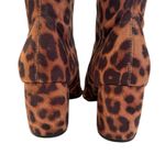 Marc Fisher Lella Wide Calf Tall Shaft Leopard Fashion Boots Women's 8W Glam Y2K Photo 3