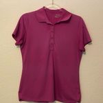 Nike  Golf Tour Performance Polo Pink Short Sleeve Medium M Dri-Fit Golfing Photo 0