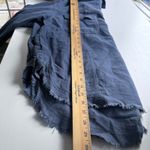 Aerie Offline  Corduroy Quarter Zip Distressed  Shirt Small Blue Oversized Photo 4