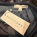 Baltic Born NEW  Celia One Shoulder Midi Dress Midnight Size XL Bridal Satin Photo 2