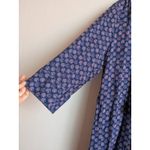 Faded Glory  Dress Women's Paisley 3/4 Sleeve Boho Hippie Summer Size 4-6 S Photo 3