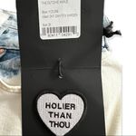 NWT MOTHER Superior Dutchie Ankle in Dante's Garden White Size 25 Photo 6