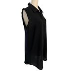 Forever 21  Women Size Medium Black Mini Dress Long Top 15-839 Photo 2