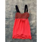 Lululemon  Run: Back On Track Orange Dark Navy Blue Athletic Tank Top Size 4 Photo 4
