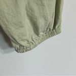 LA Hearts  Green Cotton Smocked Ruffle Long Sleeve‎ Babydoll Crop Top Small Photo 3