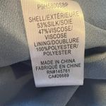 Parker Blue Tiger Stripe Silk Blend Dress Size Small New Photo 9