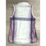 Lucky in Love Mesh Overlay Collared Polo Tank XS Scrunch Side Tennis Golf Top White Photo 6